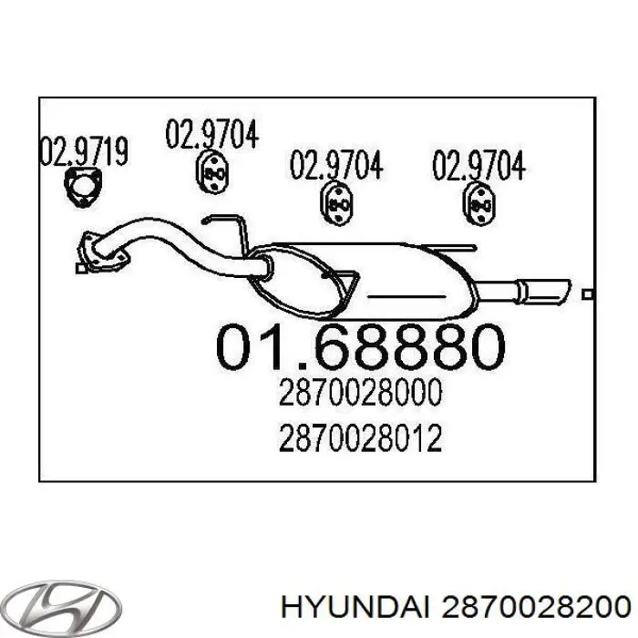 2870028200 Hyundai/Kia 