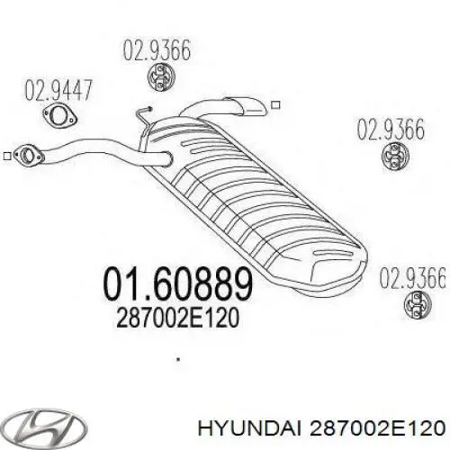  287002E120 Hyundai/Kia