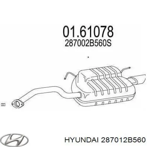 287012B560 Hyundai/Kia 