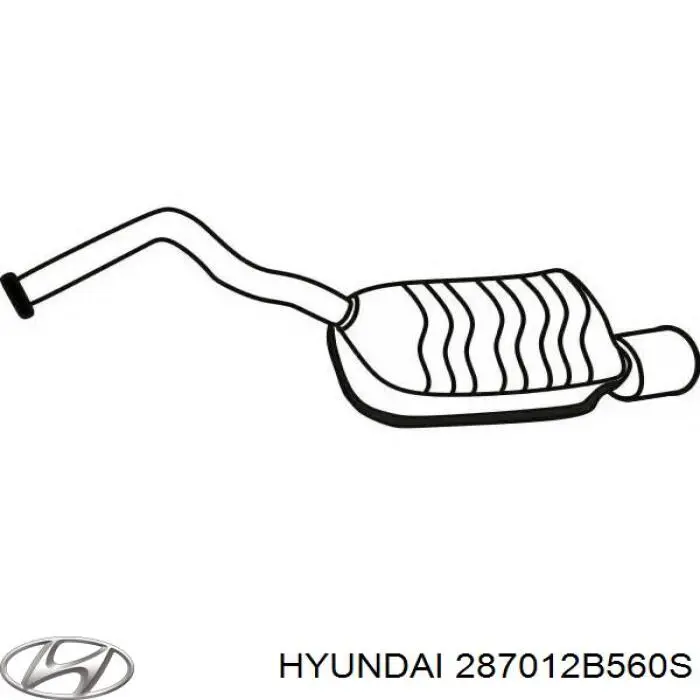 Глушитель задний ED10126 Edex