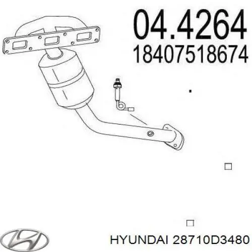  28710D3480 Hyundai/Kia