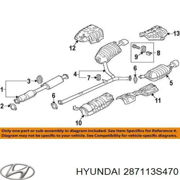  287113S470 Hyundai/Kia