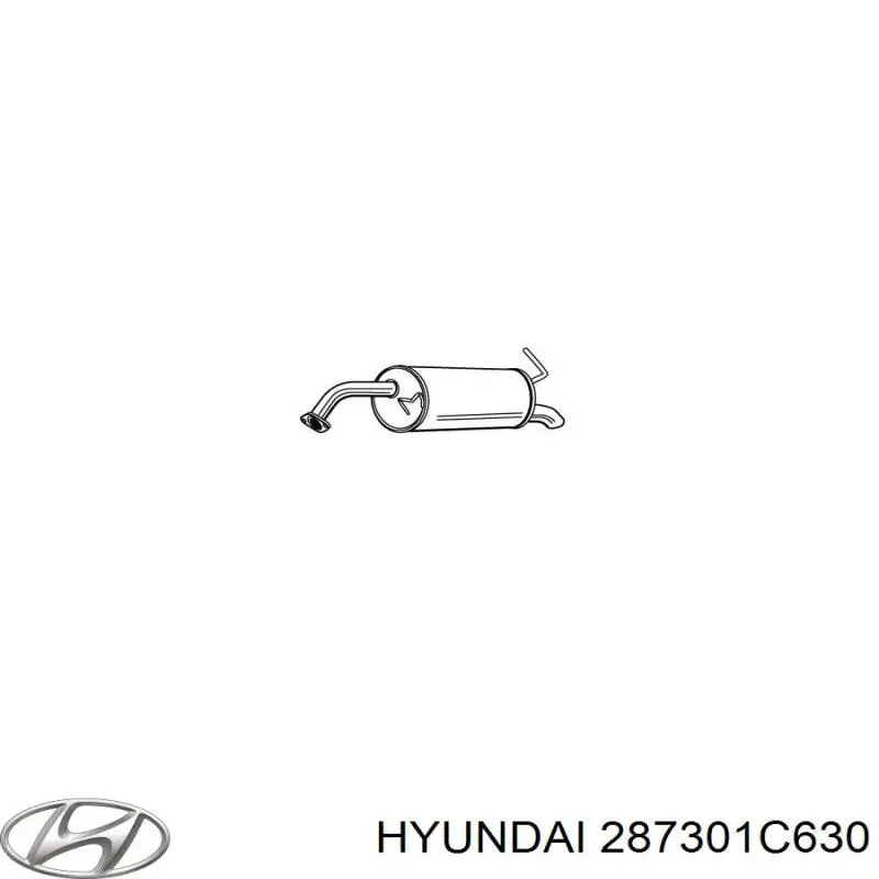 Выхлоп задний Hyundai Getz хэтчбек (TB) (2002 - 2011) цена, от 57.00 USD