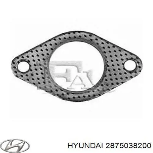 2875038200 Hyundai/Kia прокладка приемной трубы глушителя