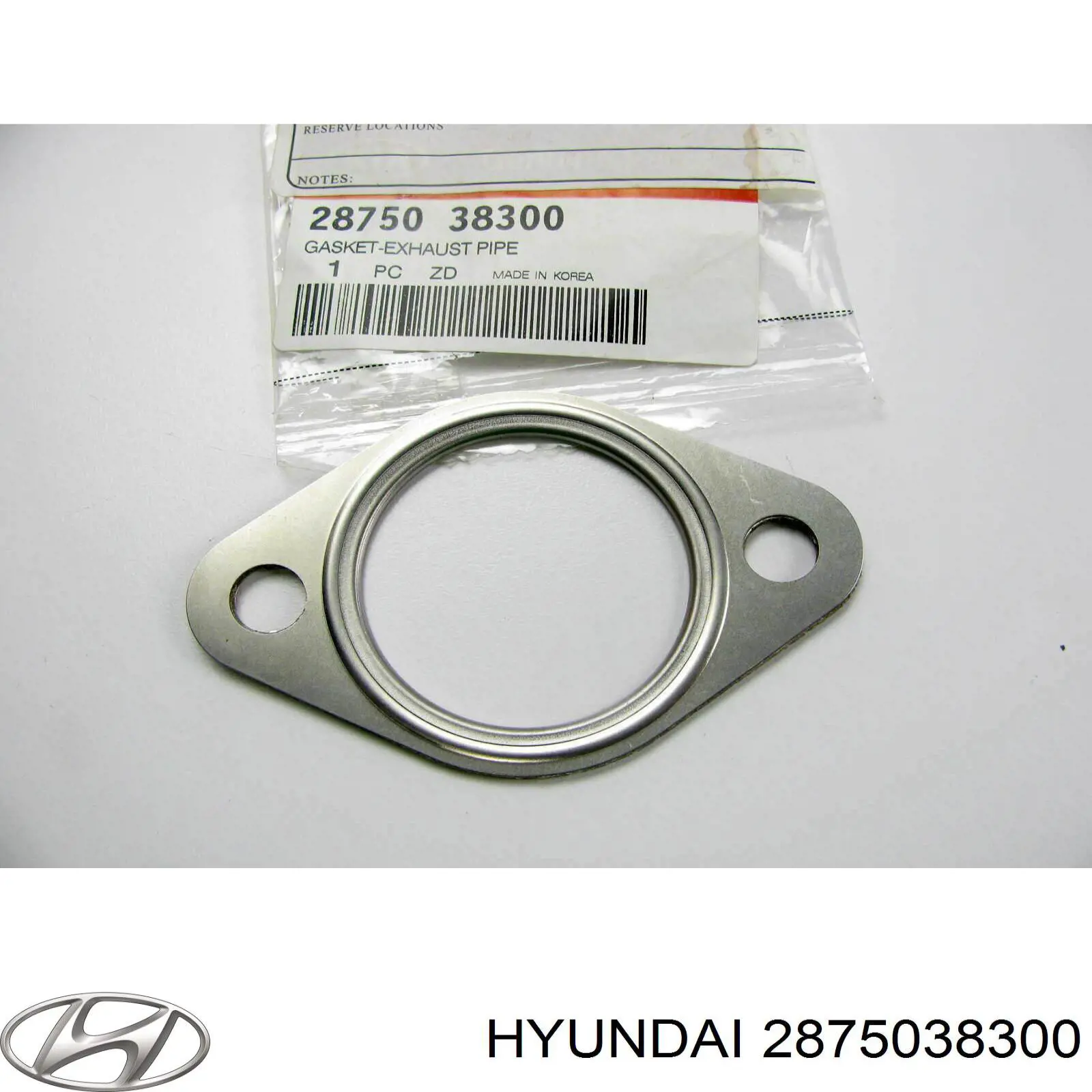2875038300 Hyundai/Kia прокладка приемной трубы глушителя