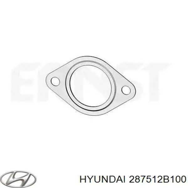Купить 287512B100 Hyundai/Kia Уплотнитель приемной трубы глушителя