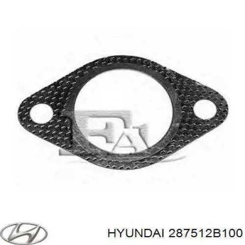 Прокладка приемной трубы Hyundai/Kia 287512B100