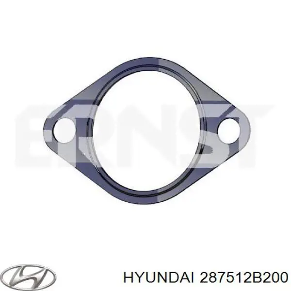 287511R000 Hyundai/Kia прокладка приемной трубы глушителя