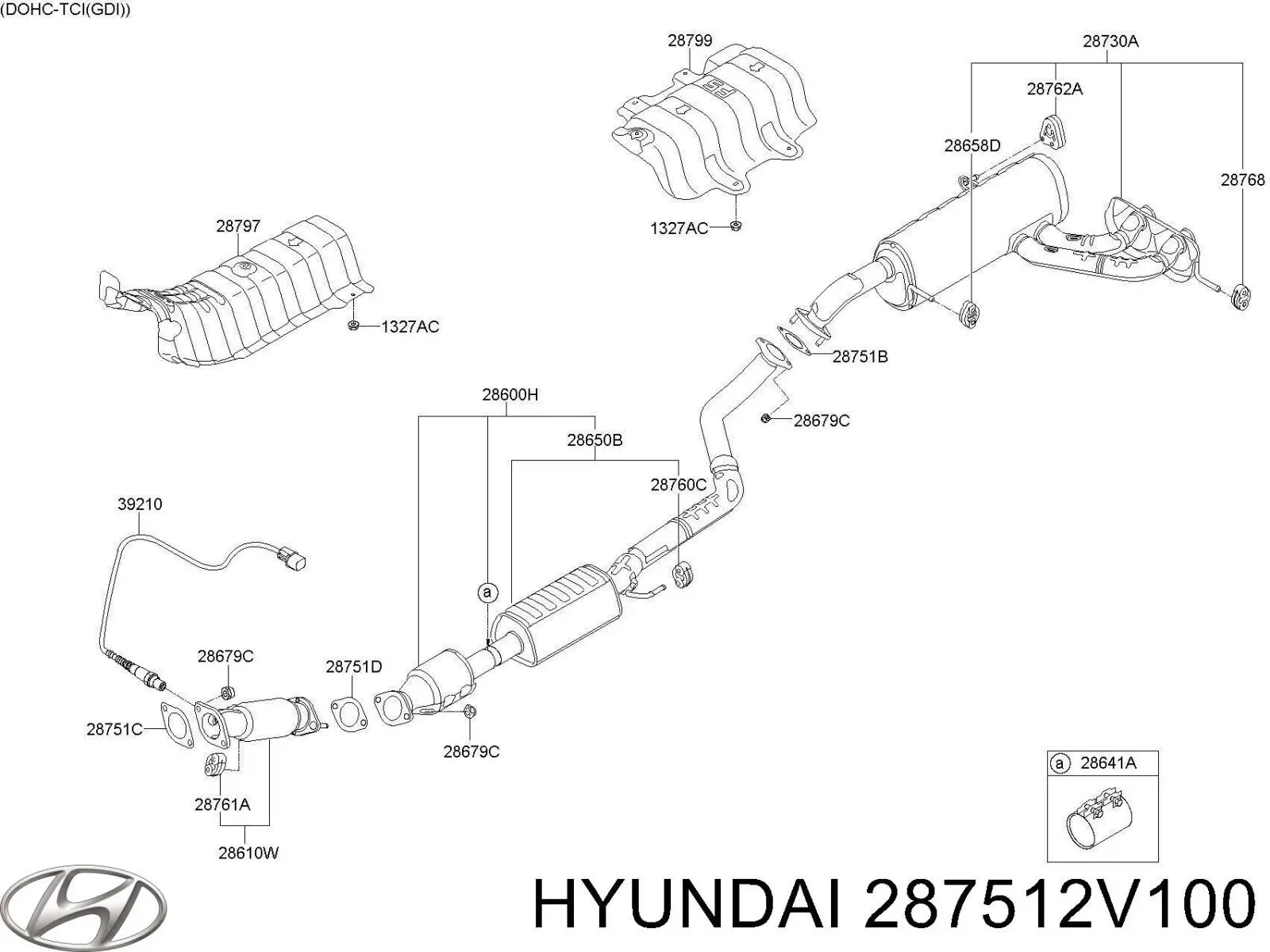  Hyundai/Kia 287512V100 цена, от 10.36 USD