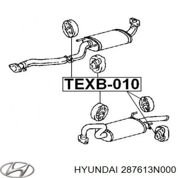 Купить 287613N000 Hyundai/Kia 