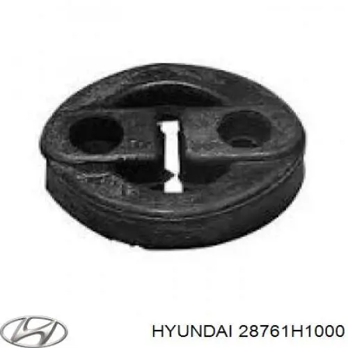28761H1000 Hyundai/Kia coxim de fixação do silenciador