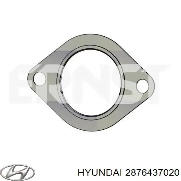2876437020 Hyundai/Kia прокладка приемной трубы глушителя