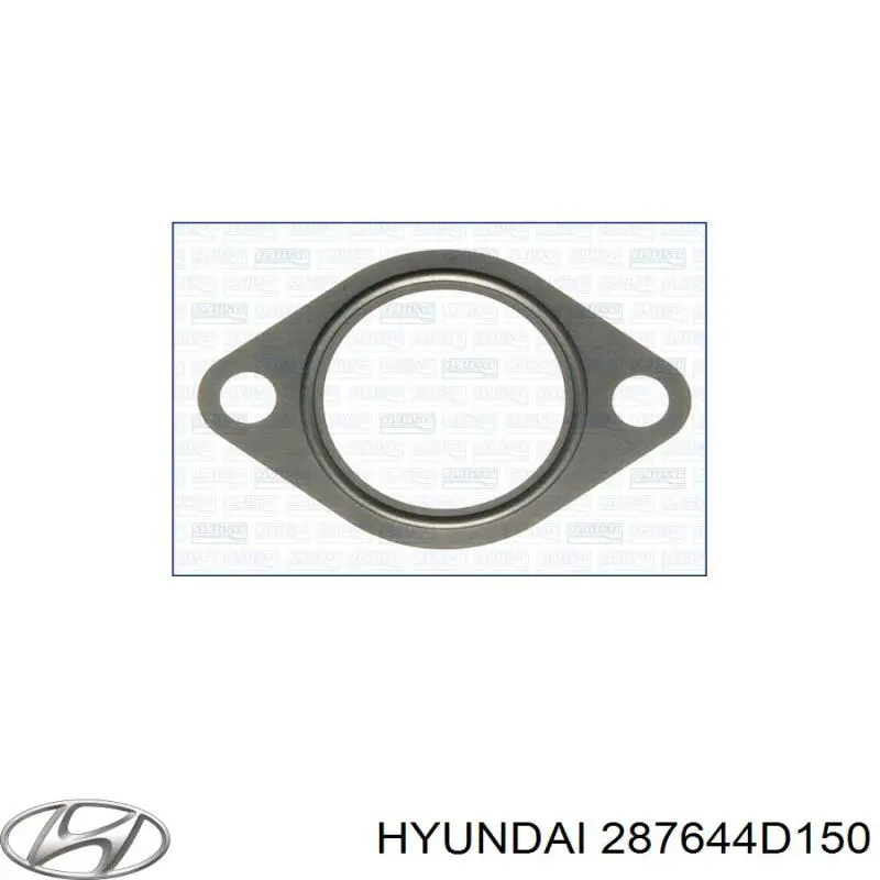 287644D150 Hyundai/Kia прокладка приемной трубы глушителя