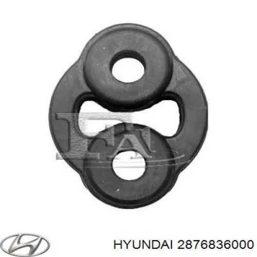 Soporte, silenciador 2876836000 Hyundai/Kia