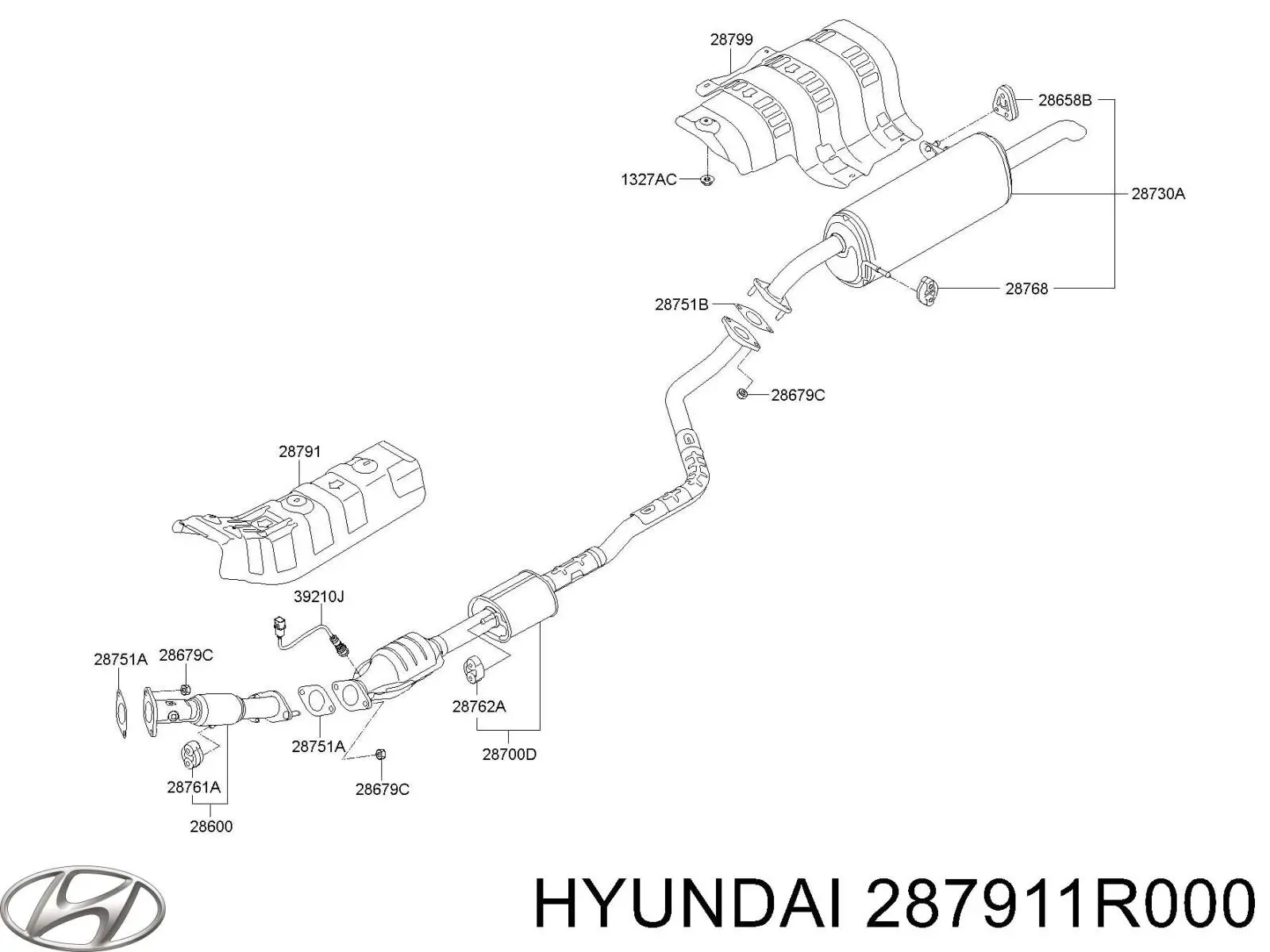  Hyundai/Kia 287911R000 цена, от 10.76 USD