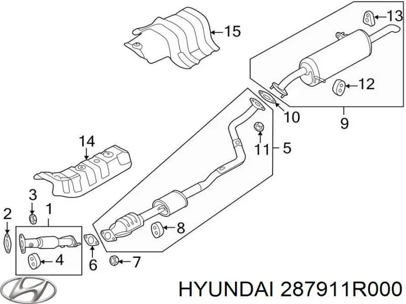  287911R000 Hyundai/Kia