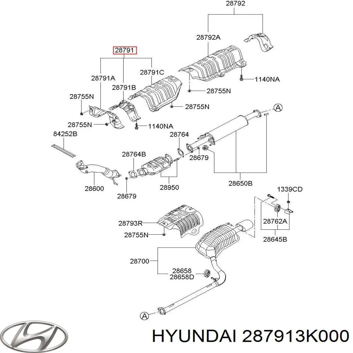 287913K000 Hyundai/Kia 