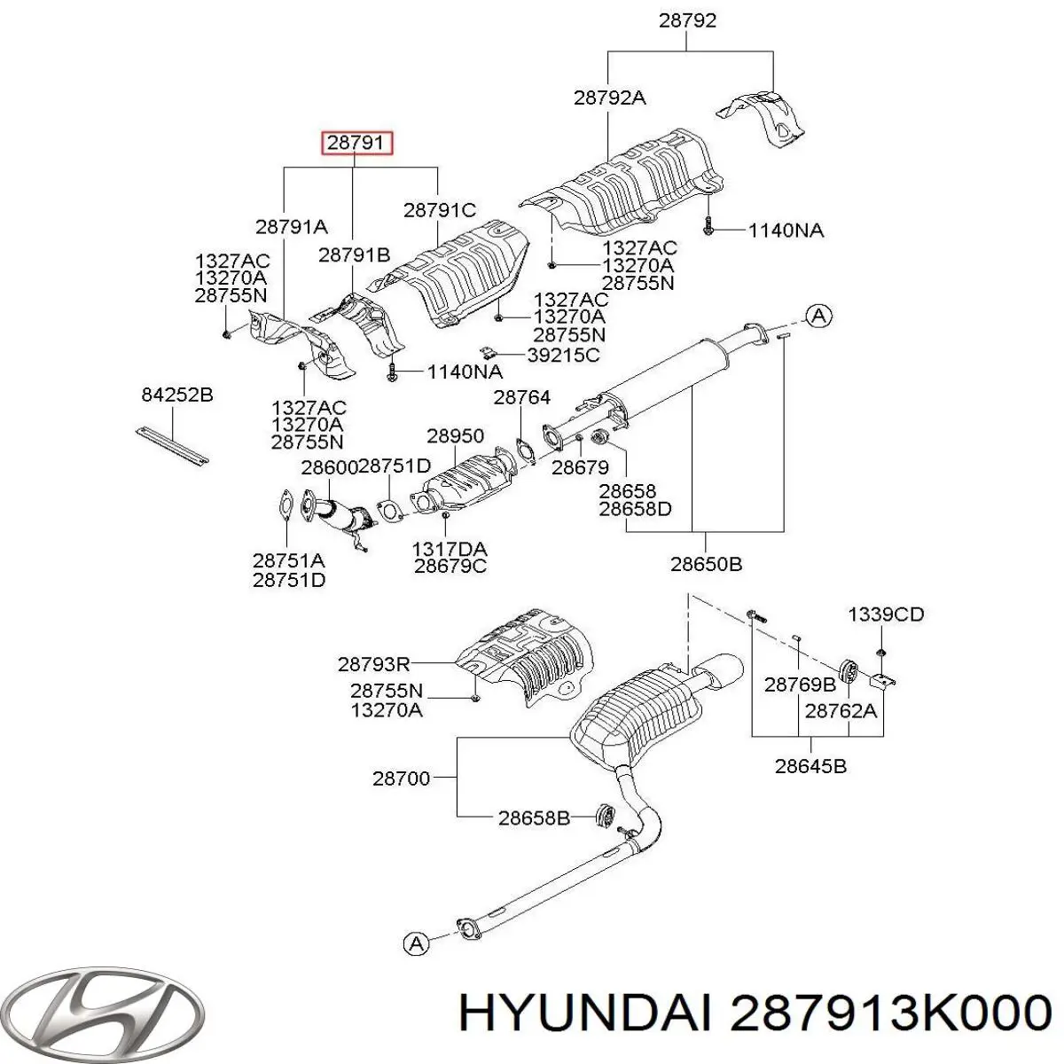  Hyundai/Kia 287913K000 цена, от 13.44 USD