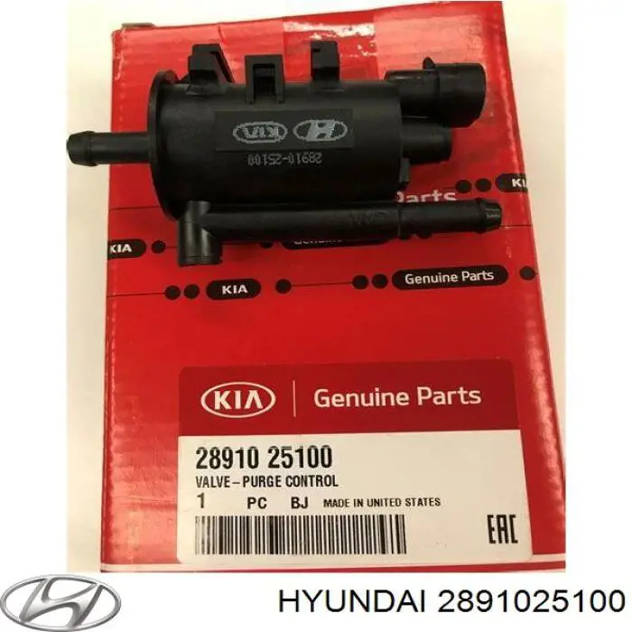 Клапан регулювання тиску надуву 2891025100 Hyundai/Kia