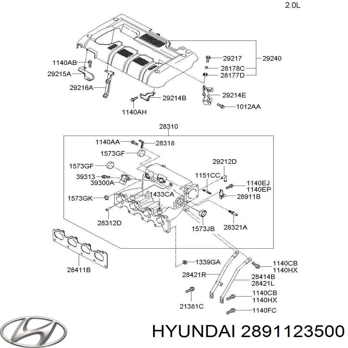  2891123500 Hyundai/Kia