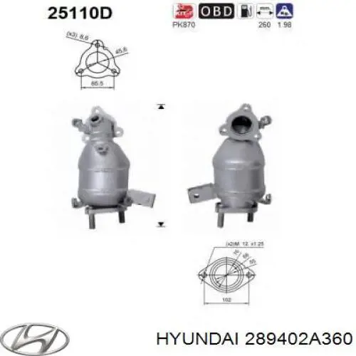  289402A360 Hyundai/Kia