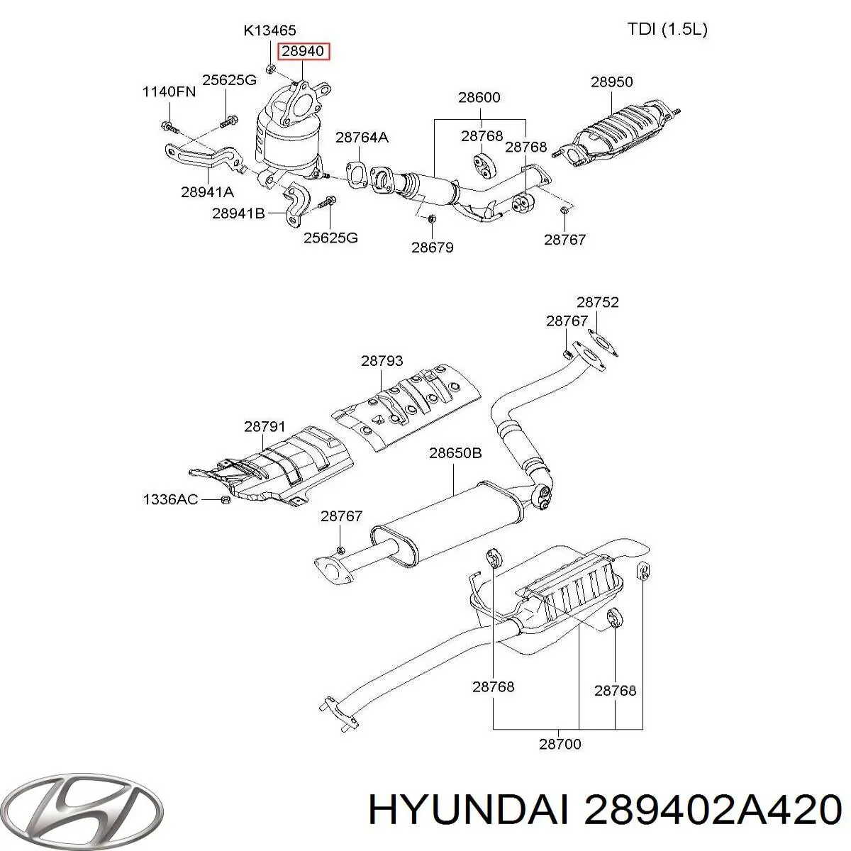 Конвертор - катализатор на Hyundai Getz 
