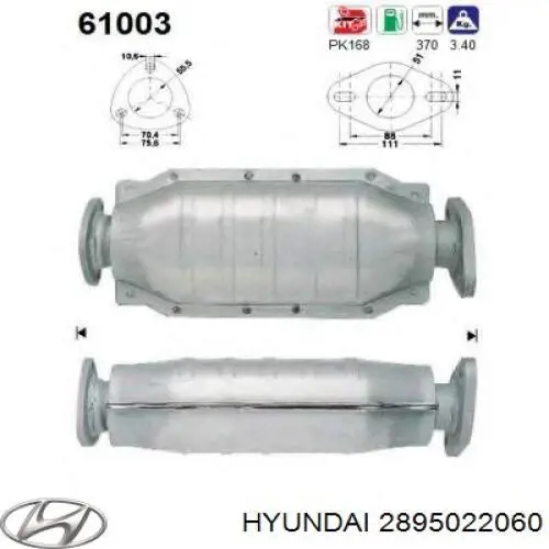  2895022060 Hyundai/Kia