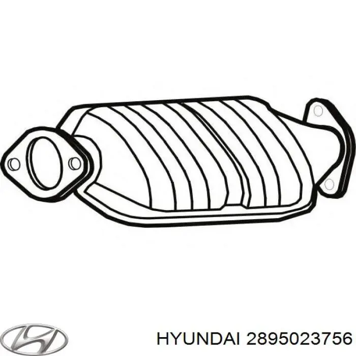 Катализатор 2895023756 Hyundai/Kia