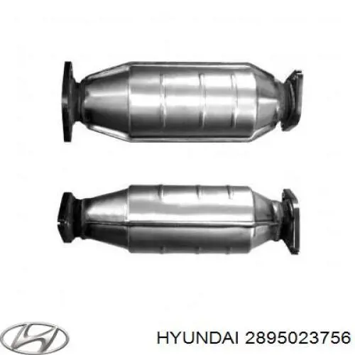 Каталитический нейтрализатор отработавших газов Hyundai/Kia 2895023756 цена, от 276.16 USD