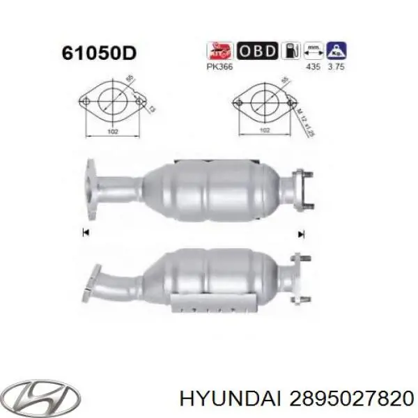  2895027820 Hyundai/Kia