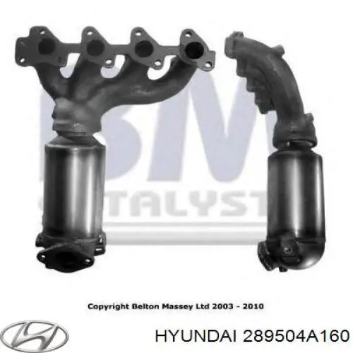 Каталитический нейтрализатор отработавших газов Hyundai/Kia 289504A160 цена, от 0.03 USD