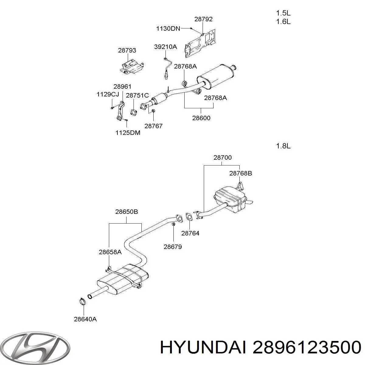  2896123500 Hyundai/Kia