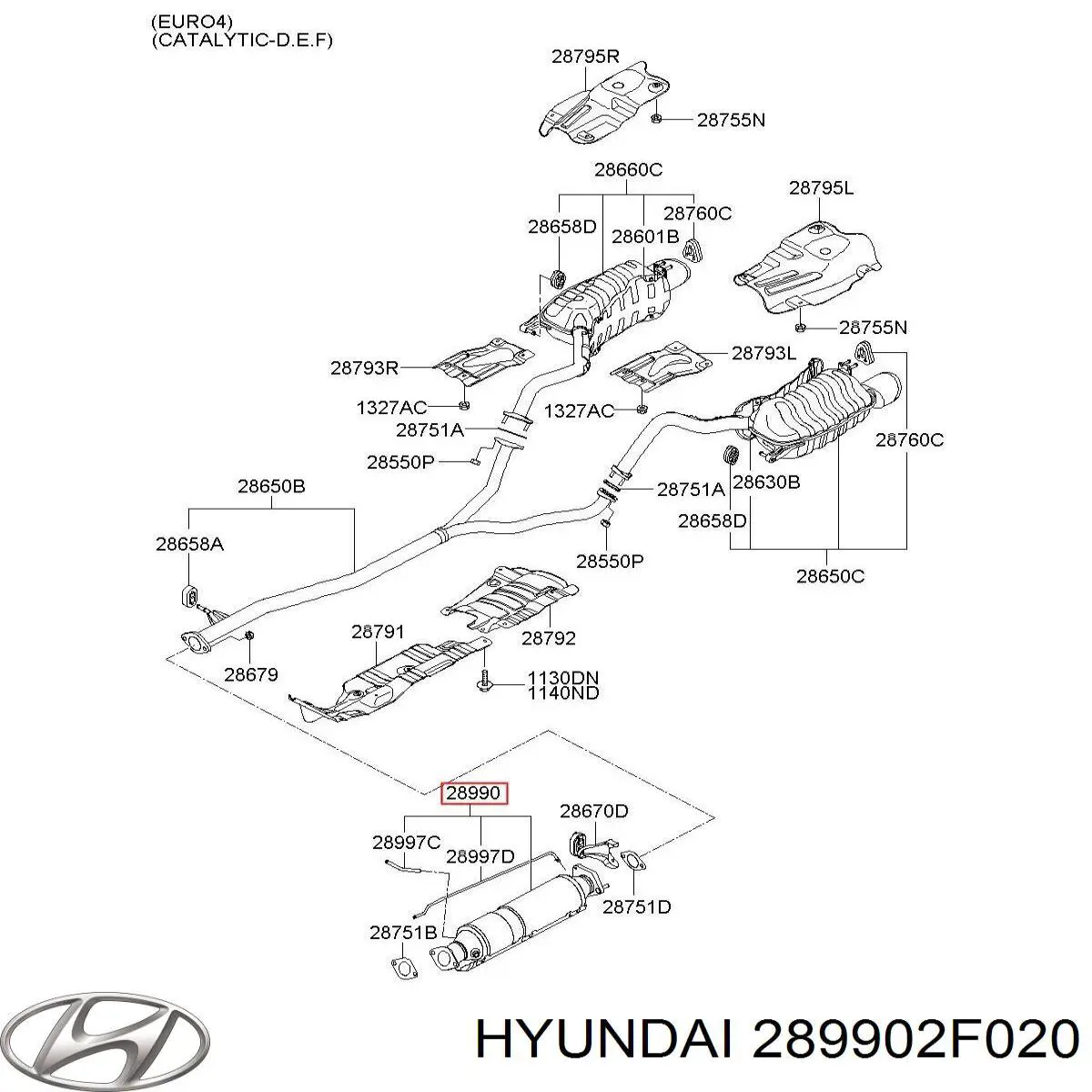  289902F020 Hyundai/Kia