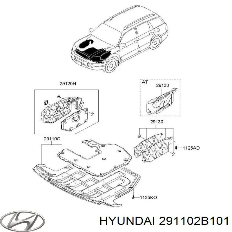  291102B101 Hyundai/Kia