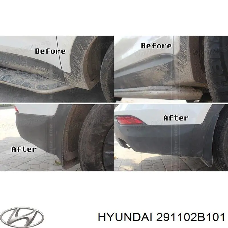 291102B101 Hyundai/Kia Шумка капота