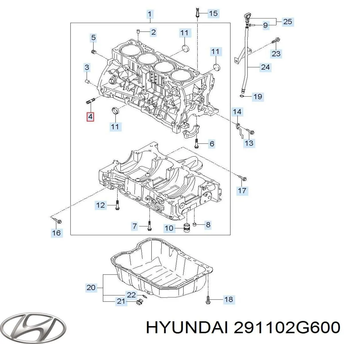 Защита моторного отсека Hyundai/Kia 291102G600 цена, от 2.53 USD