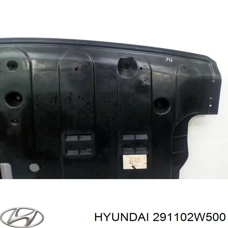 Proteção de motor, de panela (da seção de motor) para Hyundai Santa Fe (DM)