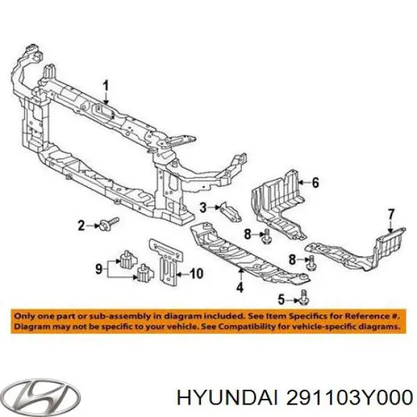  291103Y000 Hyundai/Kia