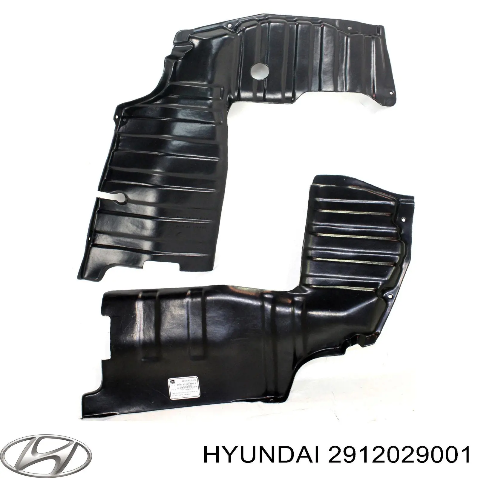 Защита двигателя правая на Hyundai Tiburon 