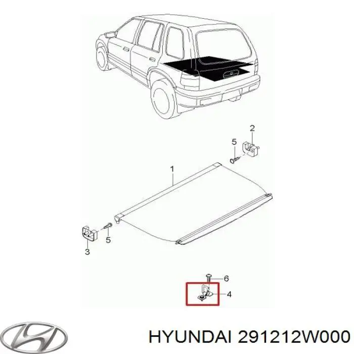  291212W000 Hyundai/Kia