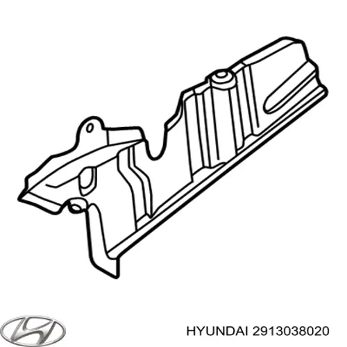 Защита двигателя левая Hyundai/Kia 2913038020 цена, от 3.80 USD