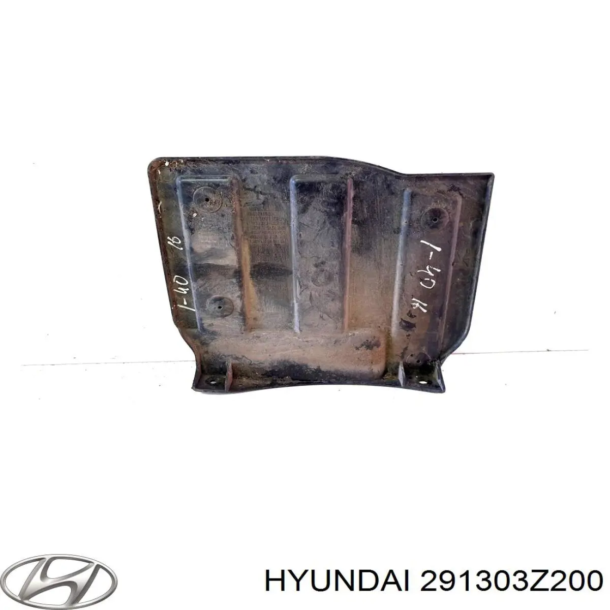 Защита двигателя левая на Hyundai I40 VF