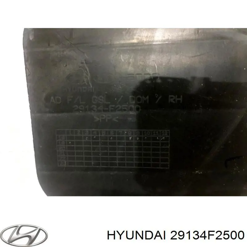 Воздуховод (дефлектор) радиатора правый Hyundai/Kia 29134F2500 цена, от 31.74 USD