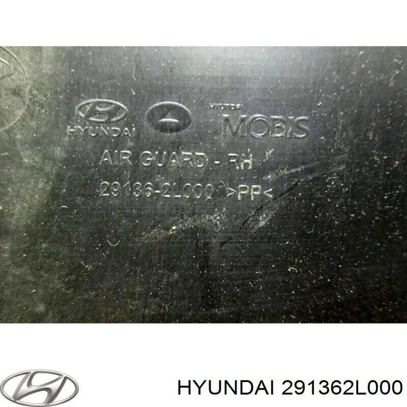 Купить 291362L000 Hyundai/Kia Правый дефлектор радиатора