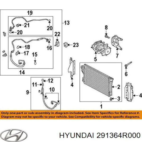 291364R000 Hyundai/Kia Воздуховод (дефлектор) радиатора левый