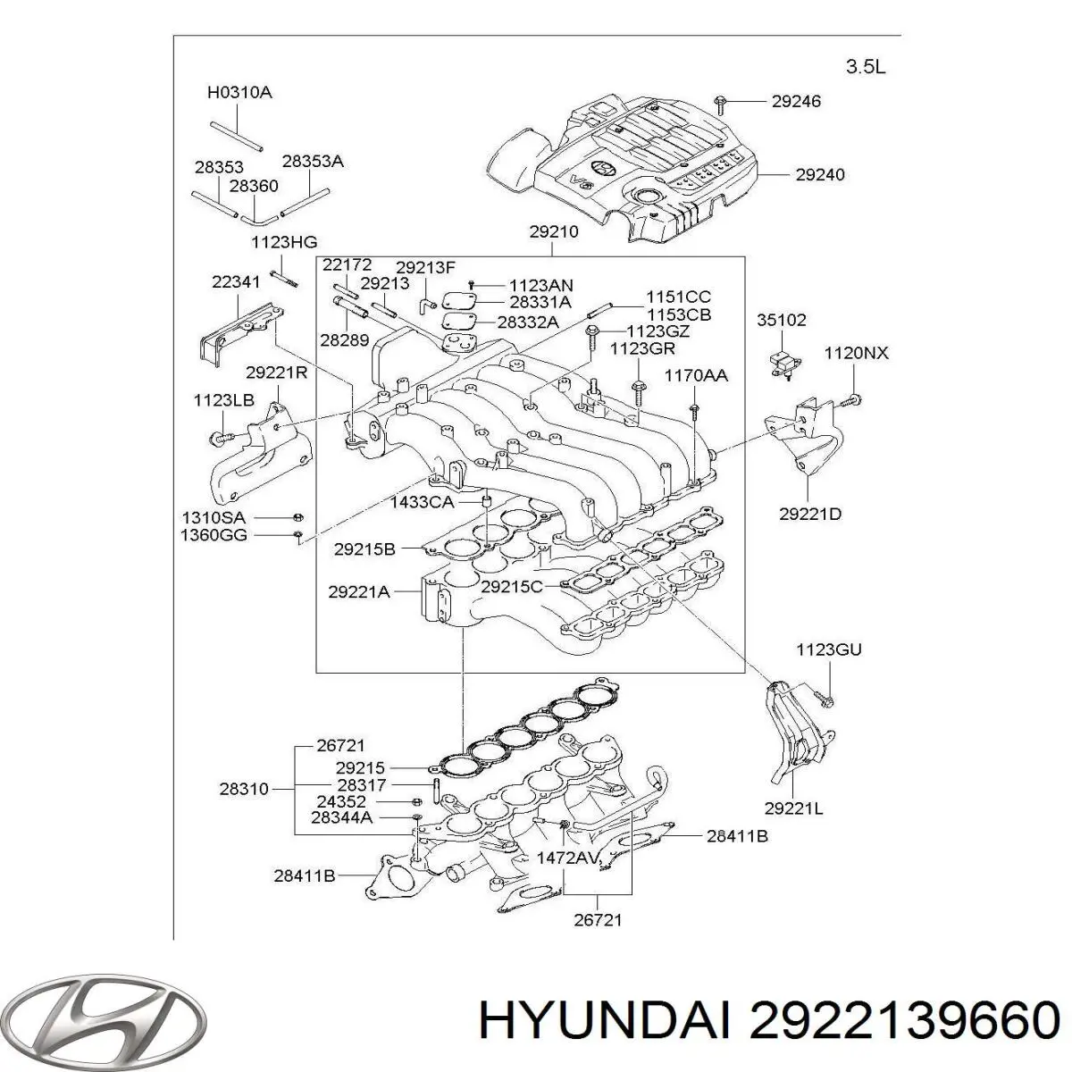  2922139660 Hyundai/Kia