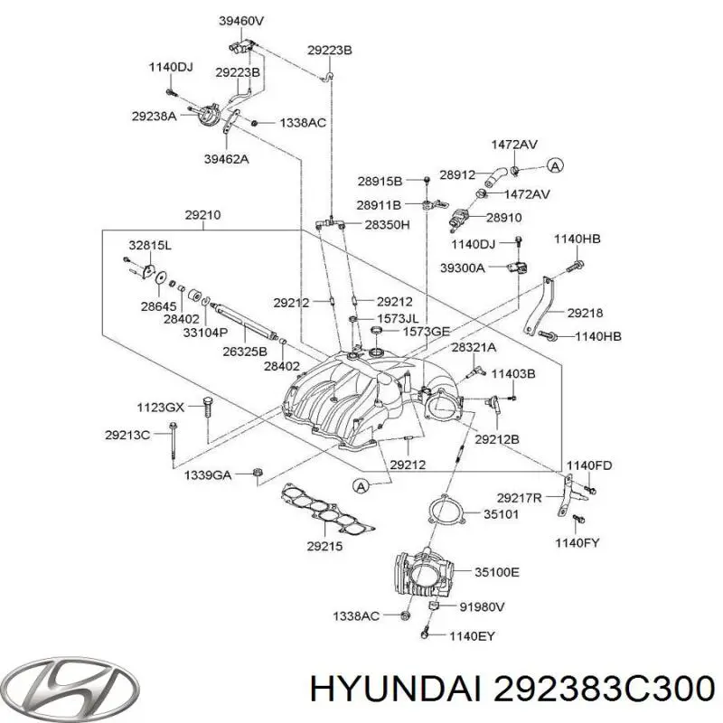  292383C300 Hyundai/Kia