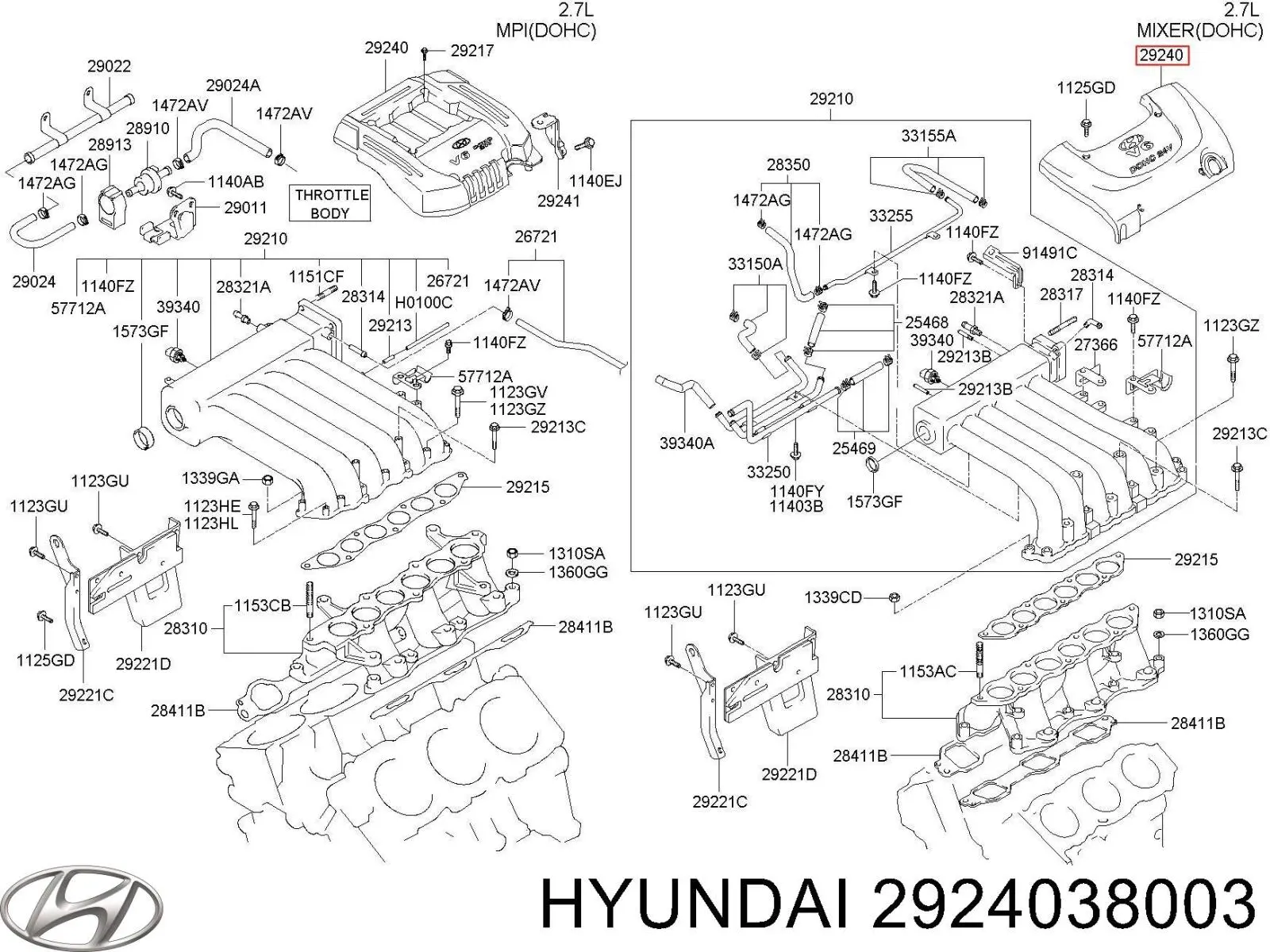 2924038003 Hyundai/Kia 