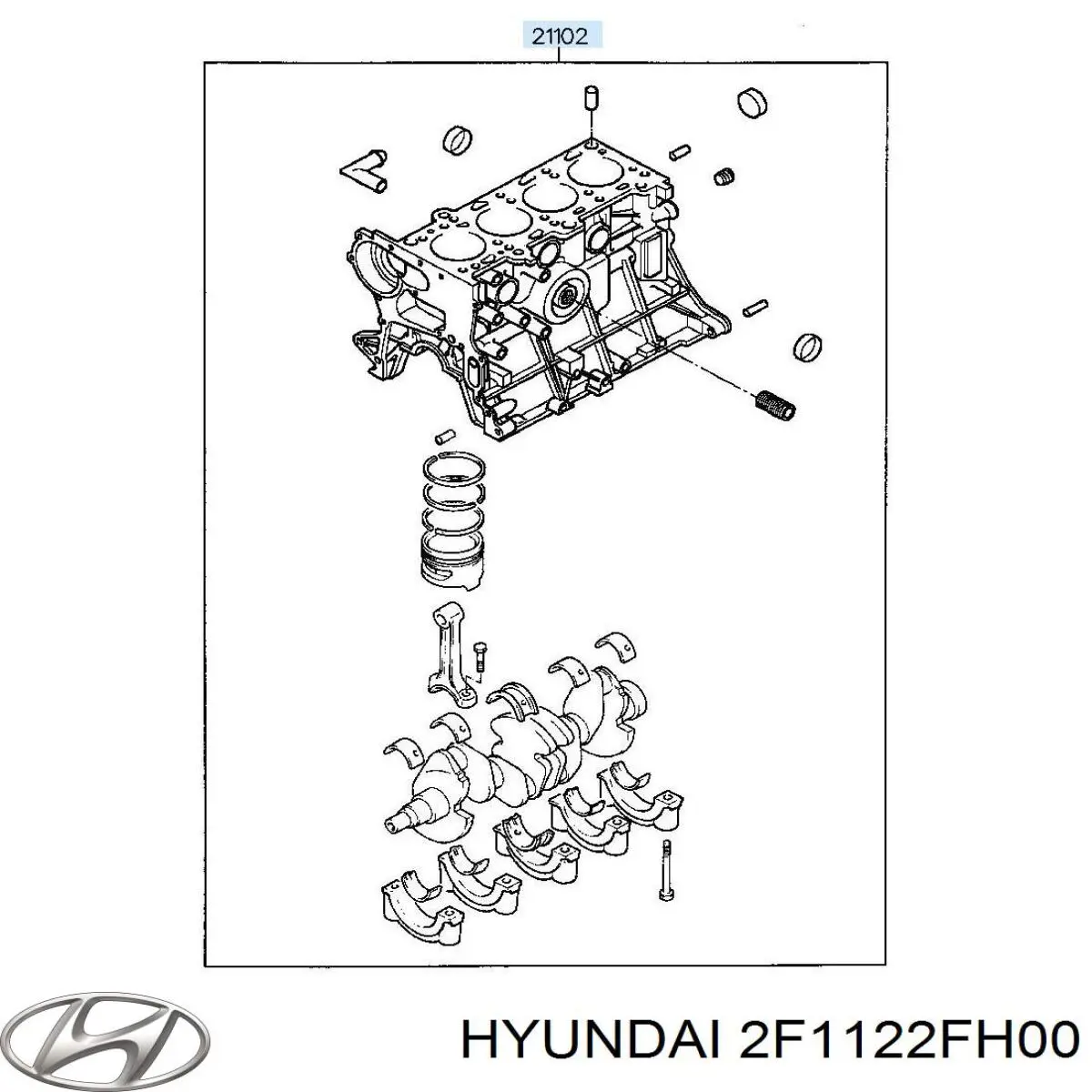 2F1122FH00 Hyundai/Kia 