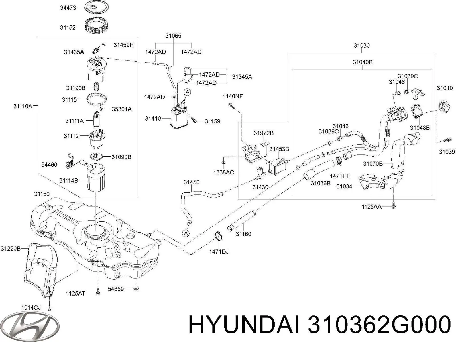  Hyundai/Kia 310362G000 цена, от 12.67 USD